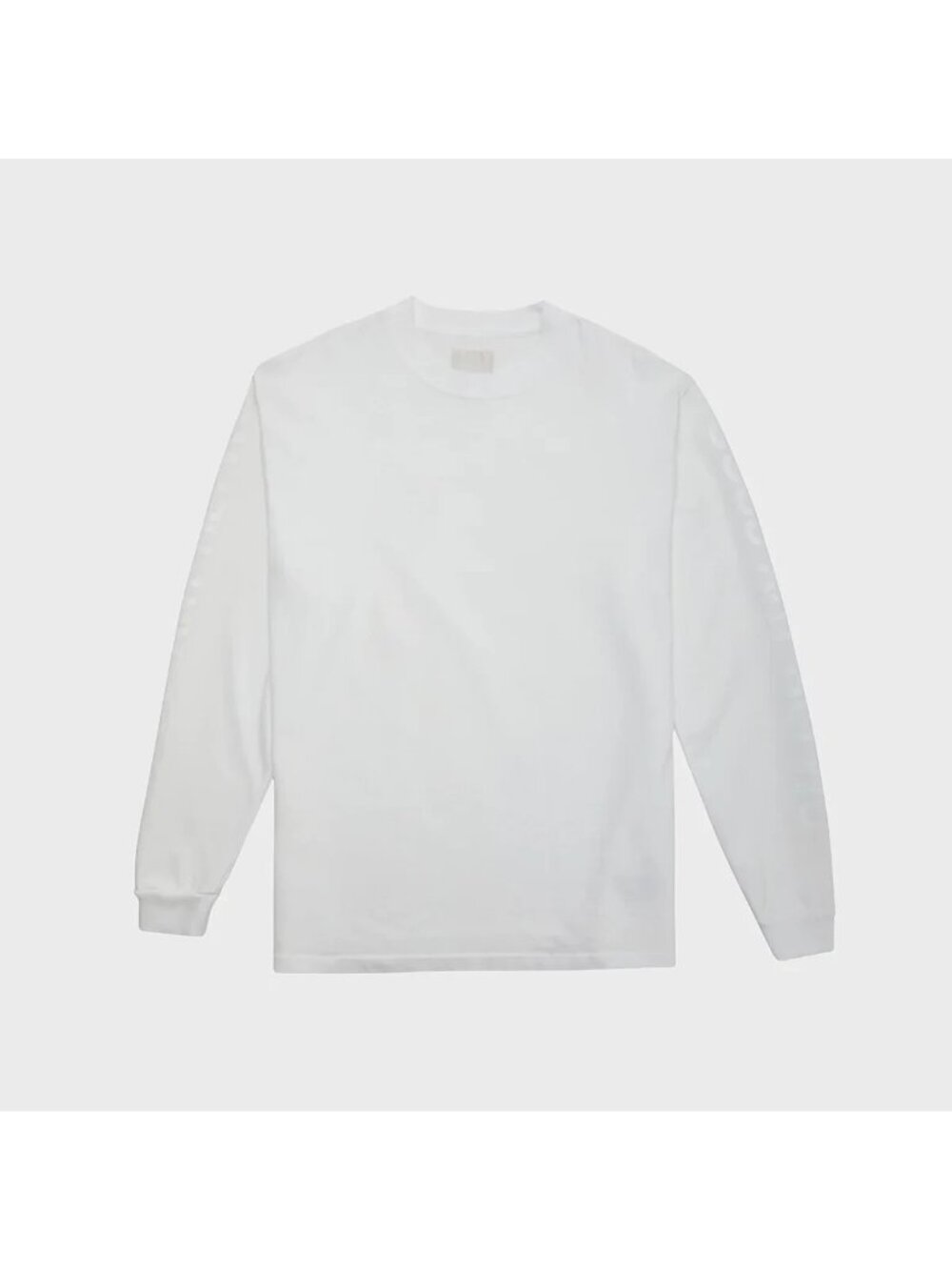 Good Art Hollywood Heavyweight Long Sleeve Crew in Optic White Medium